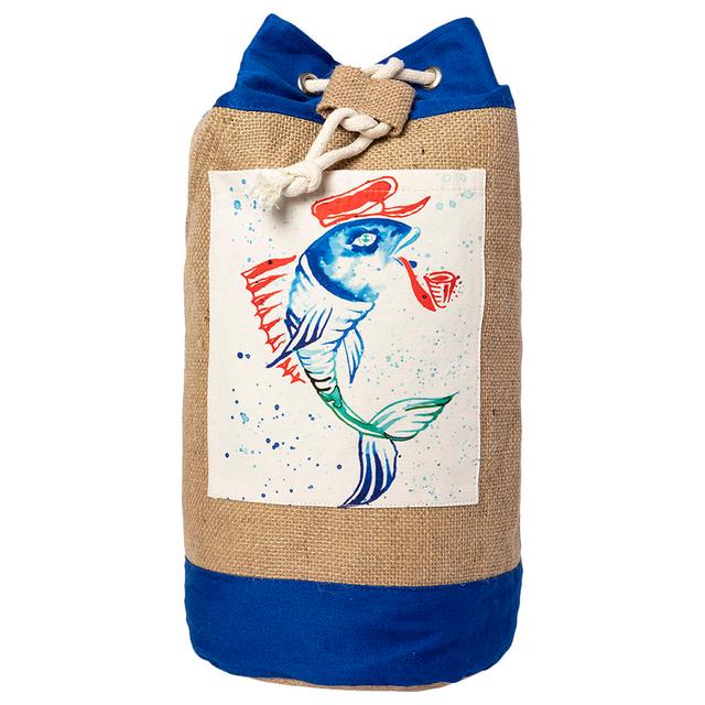 Anemoss - Captain Fish Jute Bag