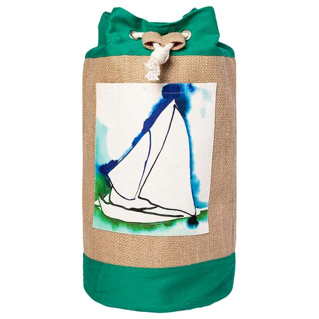 Anemoss - Sailboat Jute Bag