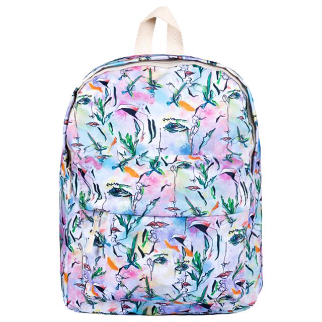 Biggdesign - Faces Backpack - White