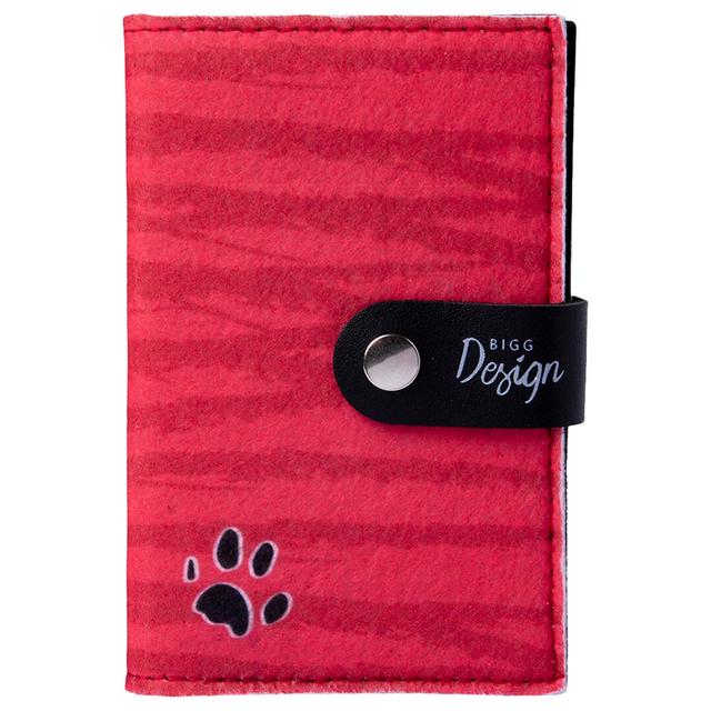 BiggDesign - Dogs Print Passport Cover - Red