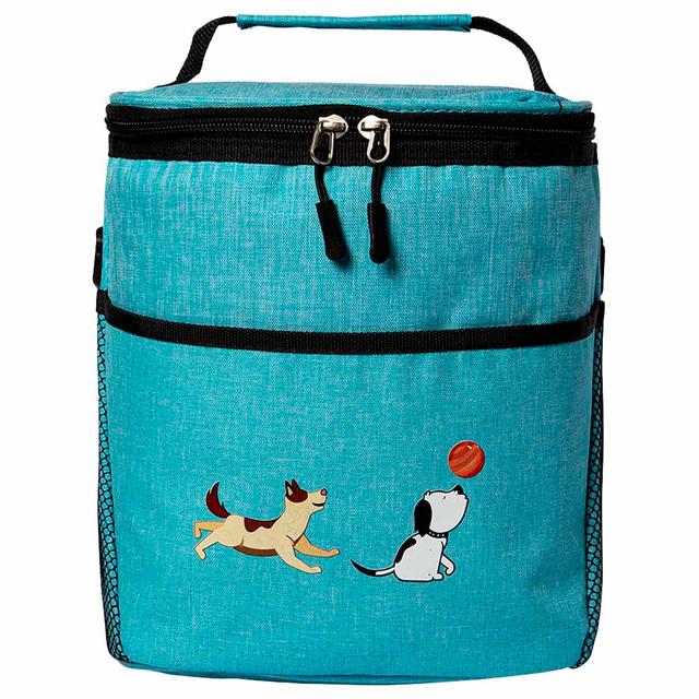 Biggdesign - Dogs Insulated Lunch Bag - Turquoise