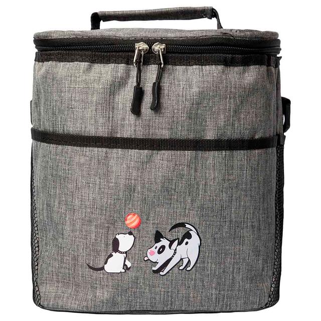 Biggdesign - Dogs Insulated Lunch Bag - Gray