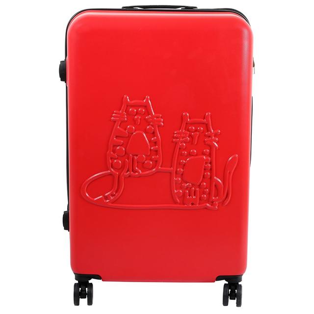 Biggdesign - Cats Suitcase Luggage 24" - Medium - Red