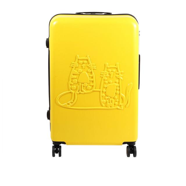 Biggdesign - Cats Suitcase Luggage 24" - Medium - Yellow