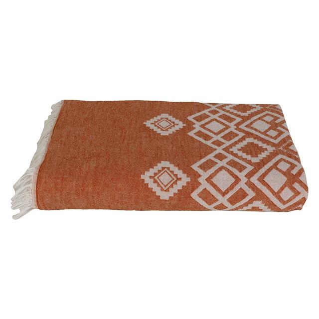 Ecocotton - Sara Peshtamal Bed Cover - Orange