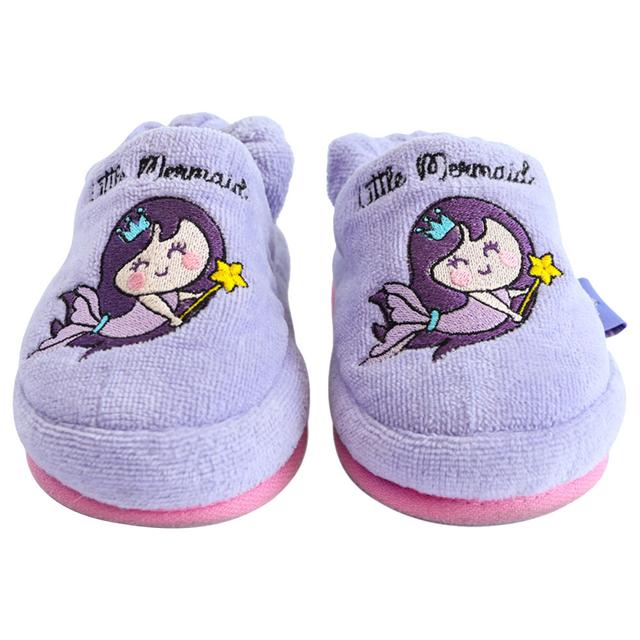 Milk&Moo - Kids House Slippers Little Mermaid - Purple