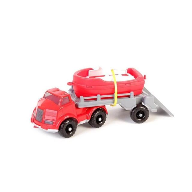 Pilsan Master Transport Truck With Red Ship