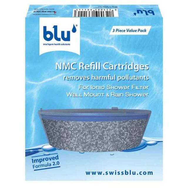 Blu - 3pcs Refill For Ionic Wall Mount & Rain Shower Filter