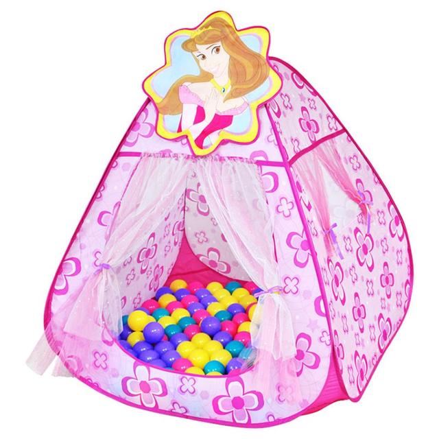 Ching Ching - Princess Ball House With 100pcs Balls - Pink