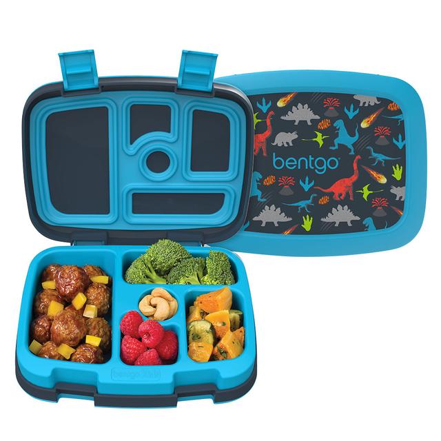 Bentgo - 5 Compartments Kids Prints Lunchbox - Dinosaur