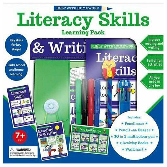 Help With Homework Literacy Skills Learning Pack