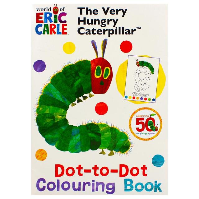 The Very Hungry Caterpillar Dot To Dot Colouring Book