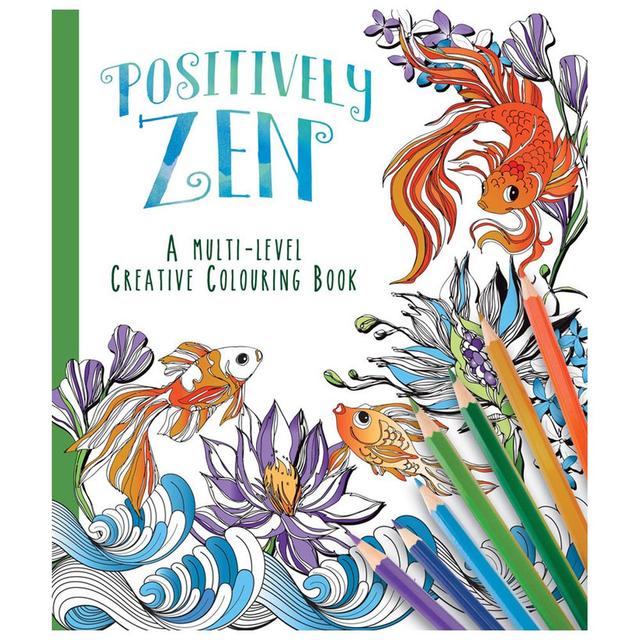 Multi level Positively Zen Colouring Book