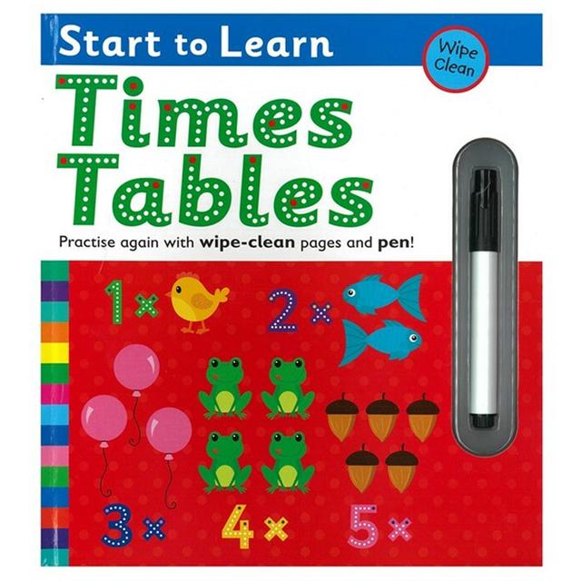 Wipe Clean - Start To Learn Times Tables