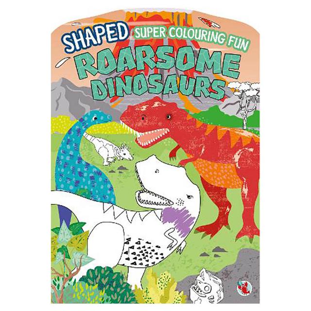 Shaped Super Colouring Fun: Awesome Dinosaurs