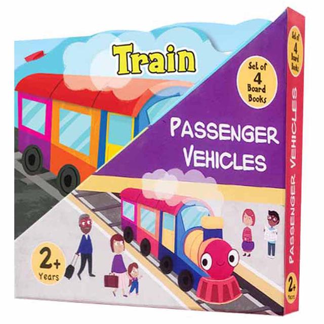 Passenger Vehicle - Set Of 4 Board Books