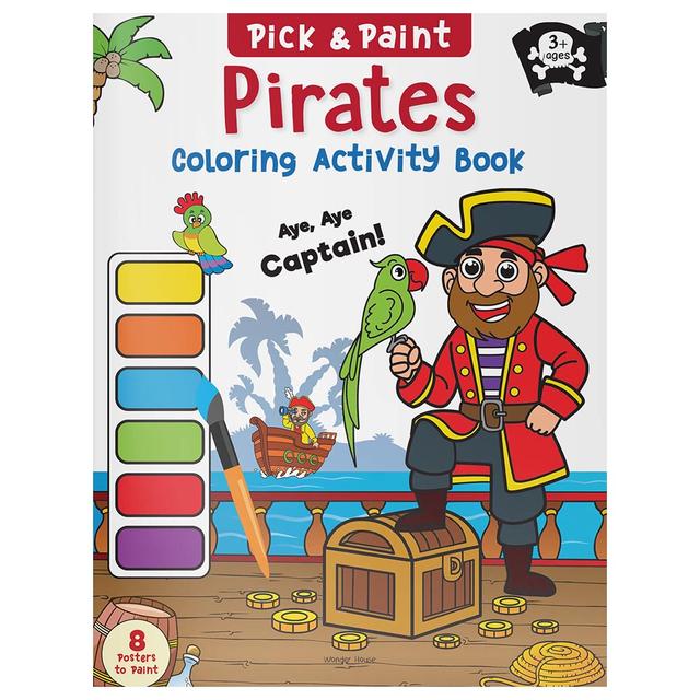 Pick & Paint Coloring Activity: Pirates