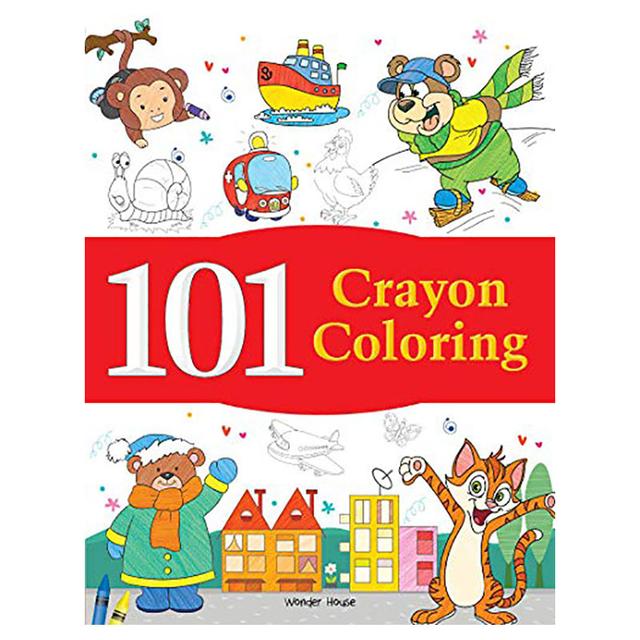 101 Crayon Colouring Book