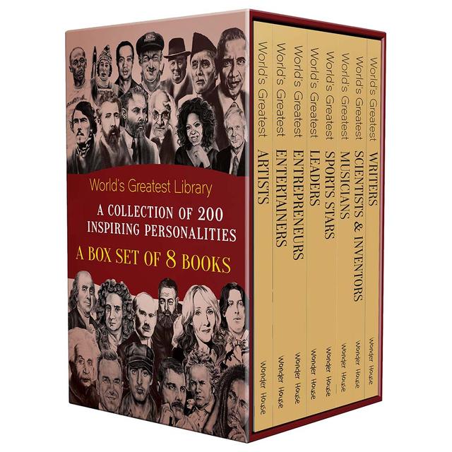 A Collection Of 200 Inspiring Personalities - Pack of 8