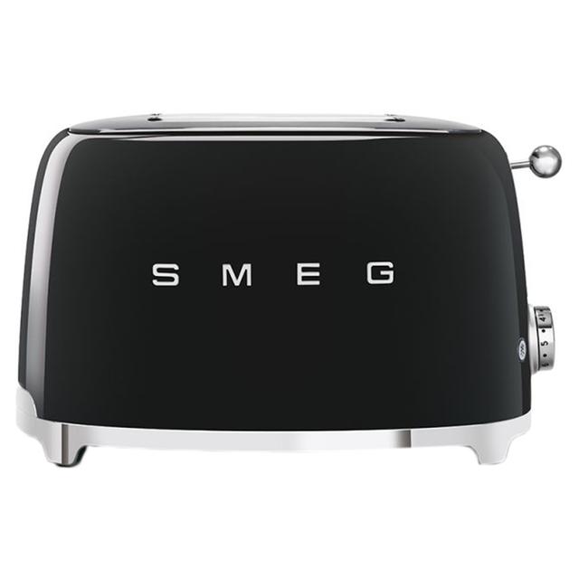 Smeg - 2 Slice Toaster 50's Retro Style - Black