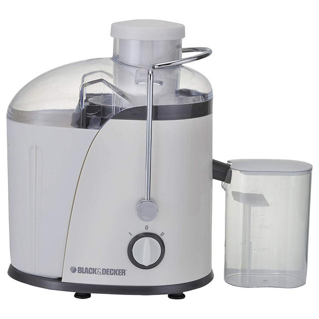 Black+Decker - 400W Juice Extractor Wide Chute - White