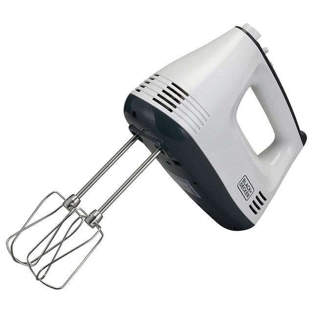 Black+Decker - 300W Hand Mixer - White