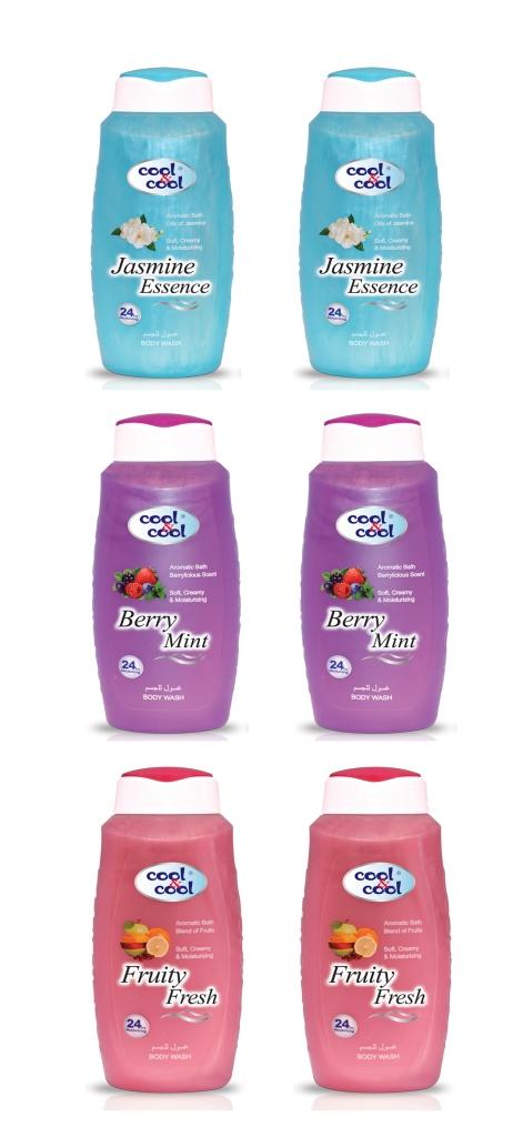 Cool & Cool Body Wash 250ml x6pcs. Jumbo Offer