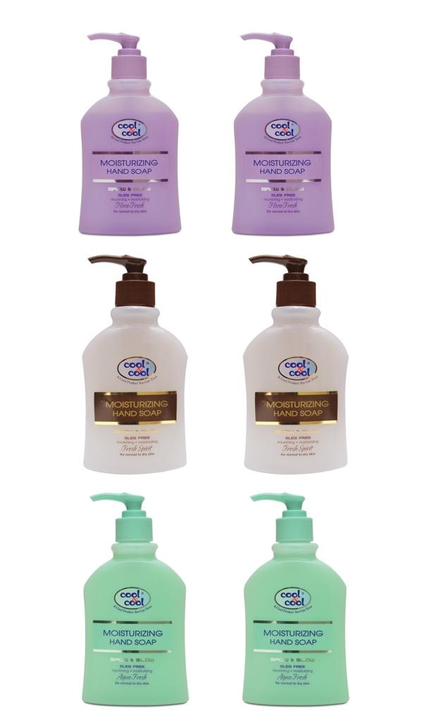 Cool & Cool Moisturizing Hand Soap 250ml x6pcs. Jumbo Offer