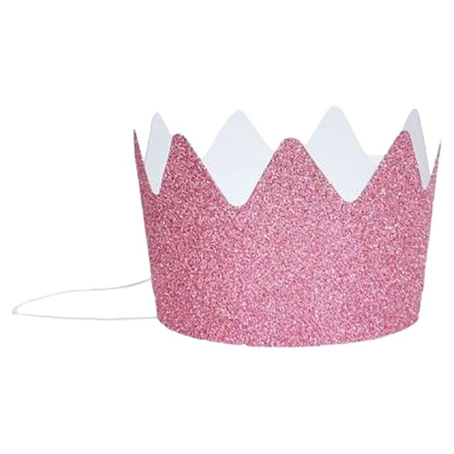 My Little Day - Glitter Paper Crowns - Pink