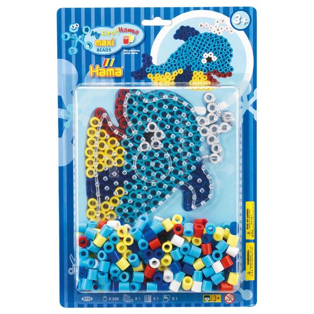 Hama - Maxi Beads 250pcs - Whale