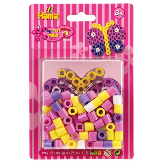 Hama - Maxi Beads 100pcs - Butterfly