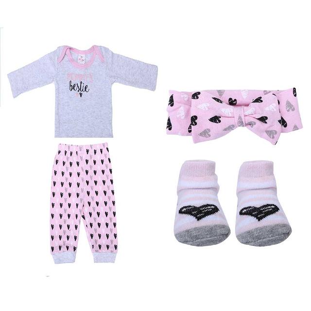 Baby Plus - 4pcs Gift Set - Pink