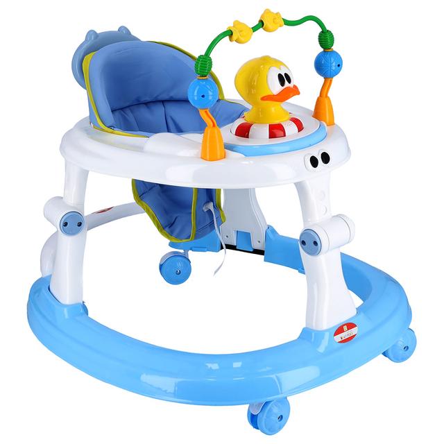 Baby Plus - Baby Walker With Duck Toy - Blue