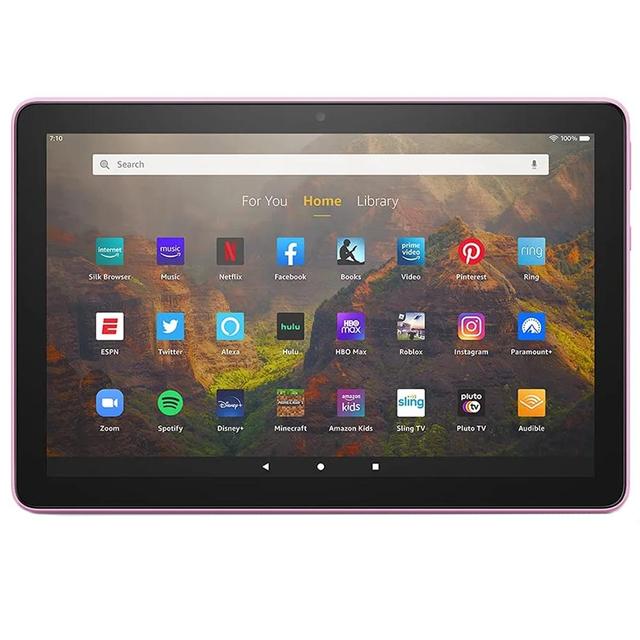 Amazon - Fire 10 HD Tablet W/ Alexa 32GB - Lavender