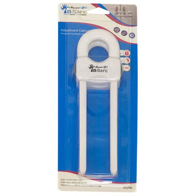 B-Safe - Cabinet Slide Lock Pack of 2 - White