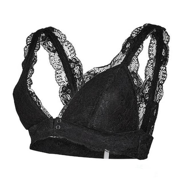 Mamalicious - 2pc-Set - Maternity Lace Bra - Black