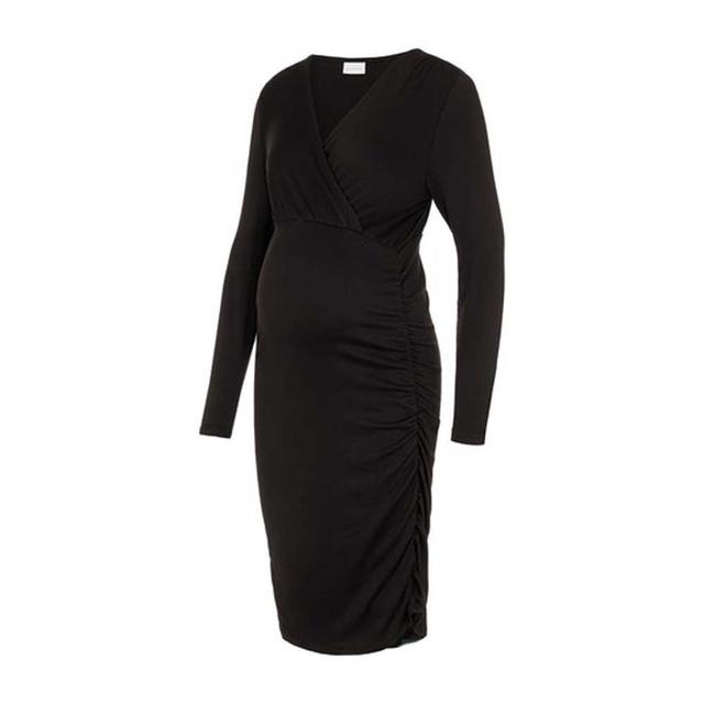 Mamalicious - Long Sleeves Maternity Dress - Black