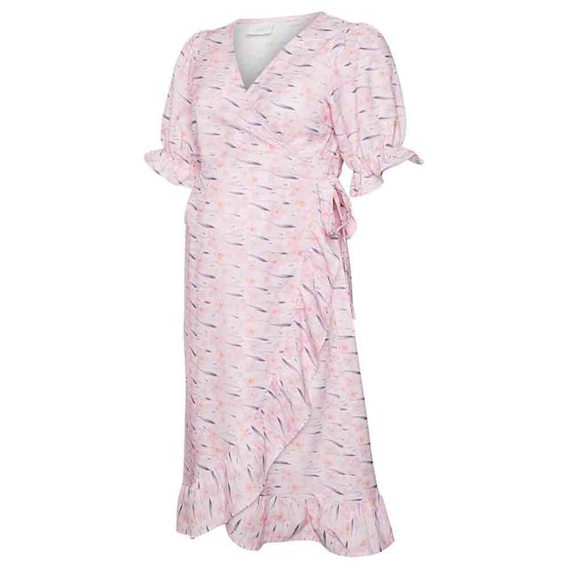 Mamalicious - Mlacicia Women Wrap Dress - Cameo Pink