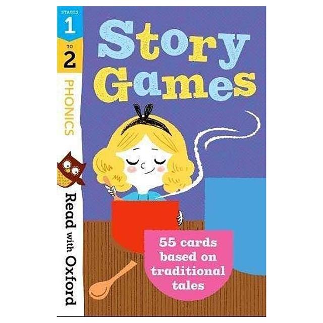 Read With Oxford: Phonics Story Games Flashcards