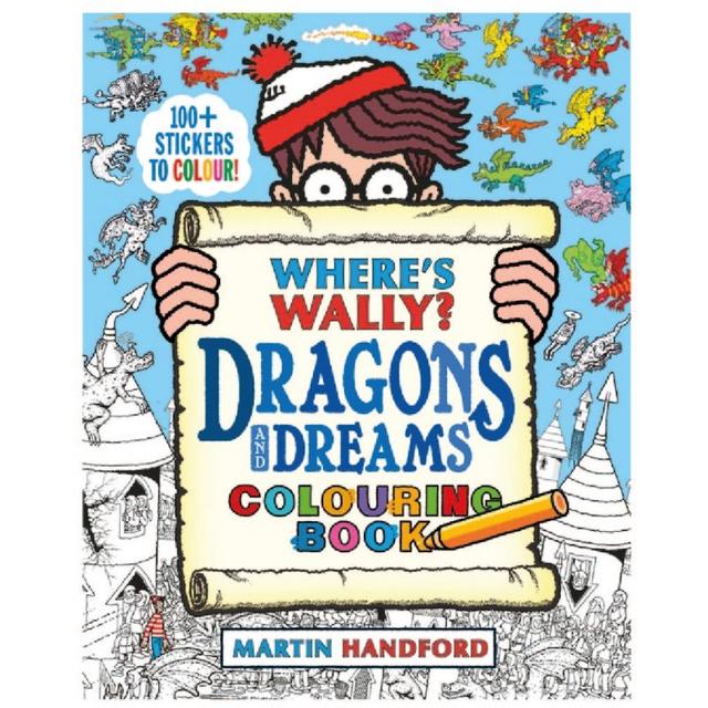 Where's Wally? Dragons And Dreams Colouring Book