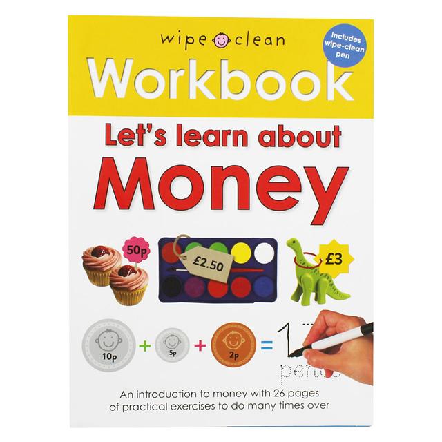 Priddy Books - Wipe Clean Workbooks: Let's Learn About Money