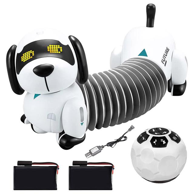 Fitto - Remote Control Robot Dog Dachshund - White