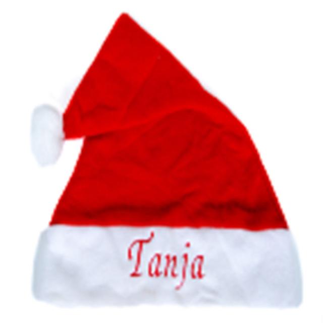 Coochy coo - Personalise Santa Hat - Red