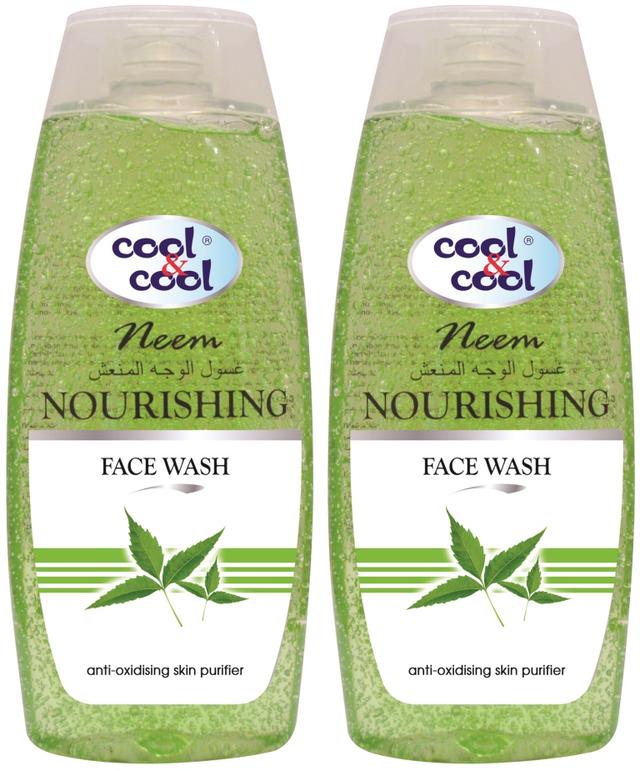 Cool & Cool - Nourishing Face Wash 200ml Neem  Twin Pack - 30% Off