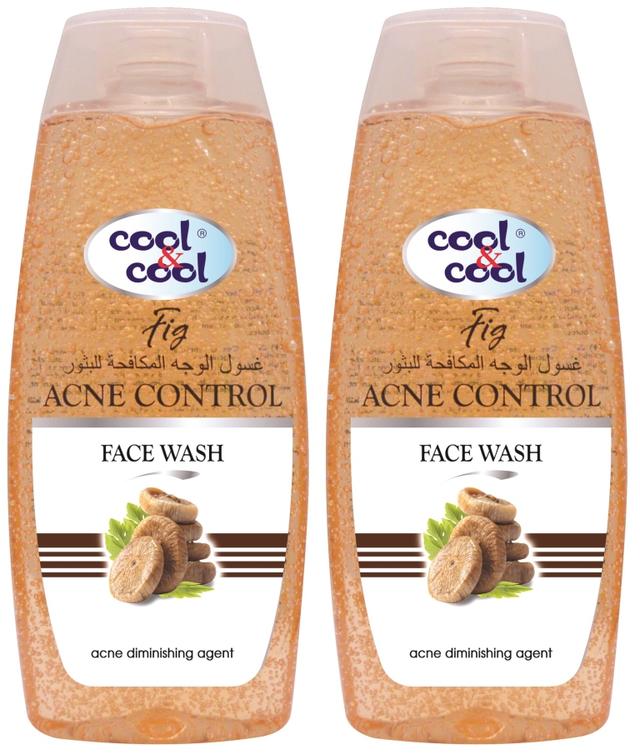 Cool & Cool - Acne Control Face Wash 200ml Fig Twin Pack - 30% Off