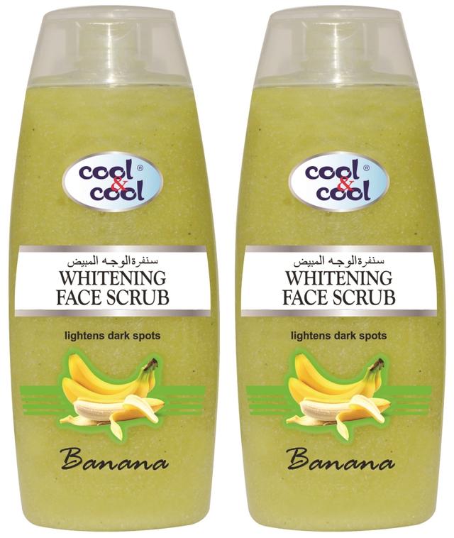 Cool & Cool - Whitening Face Scrub 200ml Banana Twin Pack - 30% Off