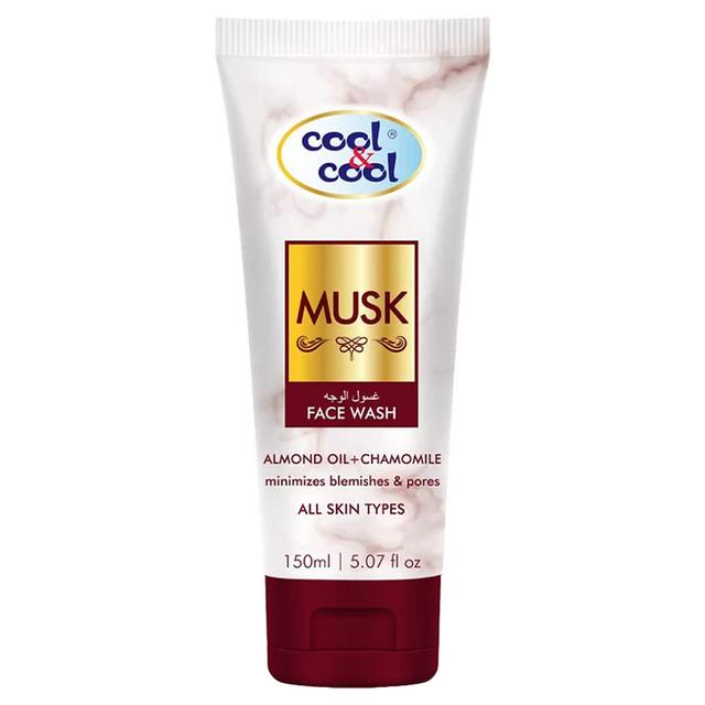 Cool & Cool - Musk Face Wash Almond Oil & Chamomile - 150Ml