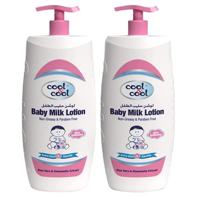 Cool & Cool - Baby Milk Lotion - Pack Of 2 - 500Ml