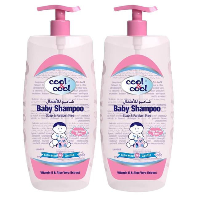 Cool & Cool - Baby Shampoo New - Pack Of 2 - 500Ml