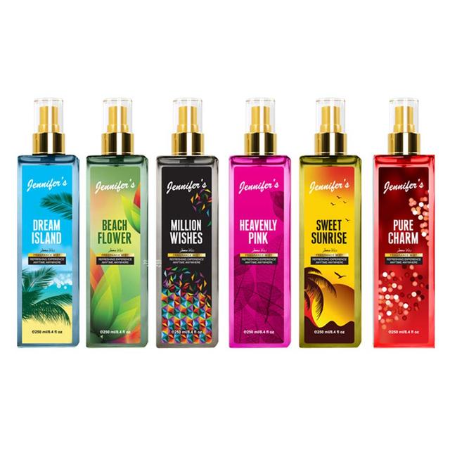 Jennifer's Fragrance Mist Set Pack of 6 - Assorted